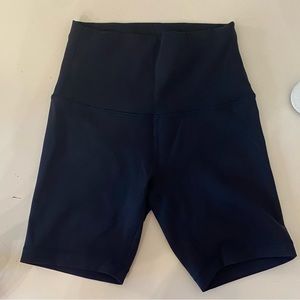 Navy Blue Lululemon Biker Shorts